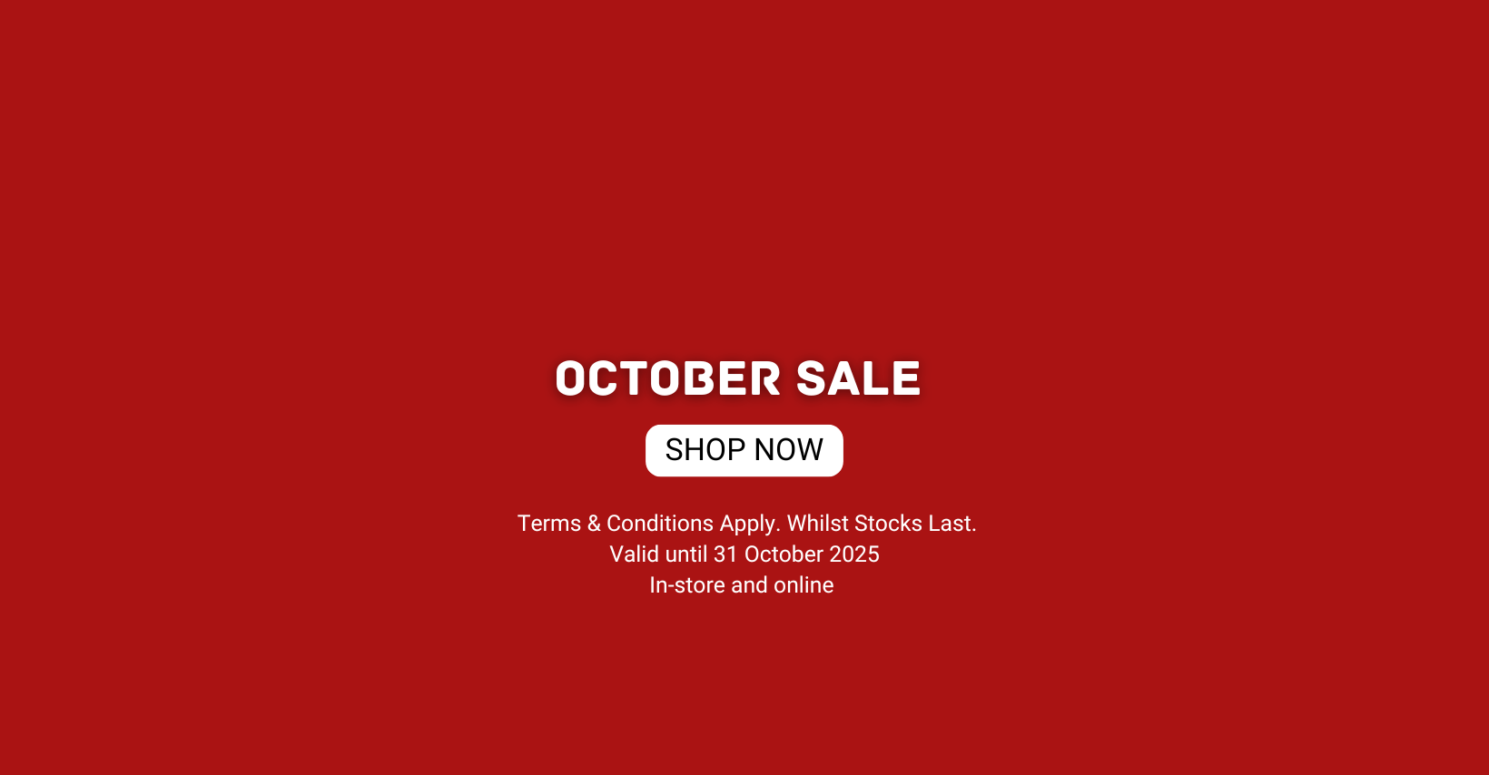 October sale